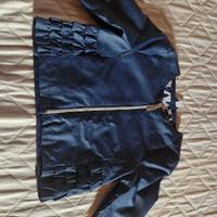 Giubbino similpelle bambina