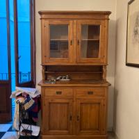 Credenza in legno di noce massello
