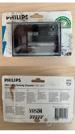 Cassetta pulisci testina VHS C PHILIPS