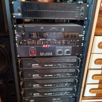 Sistema Audio Professionale Completo in Rack - Gem