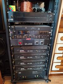 Sistema Audio Professionale Completo in Rack - Gem
