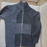 Cardigan con chiusura lampo