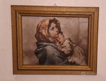 QUADRO  MADONNA COL BAMBINO