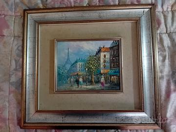 Dipinto Olio su Tela Burnett