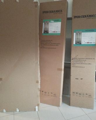 Box doccia 3 lati Neptum in cristallo temperato 