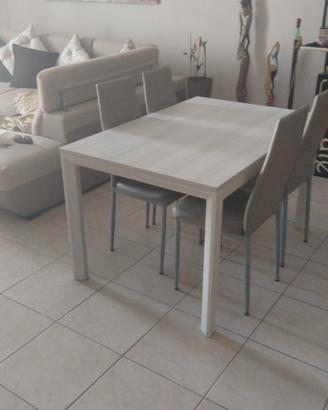 tavolo allungabile bianco 