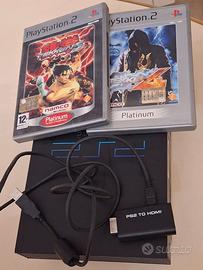 Console Playstation 2 + tekken 4 e tekken 5