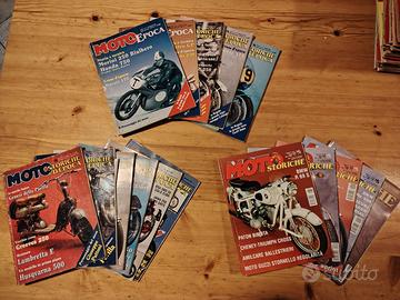 MOTO EPOCA STORICHE LOTTO 19 RIVISTE MENSILI 1995