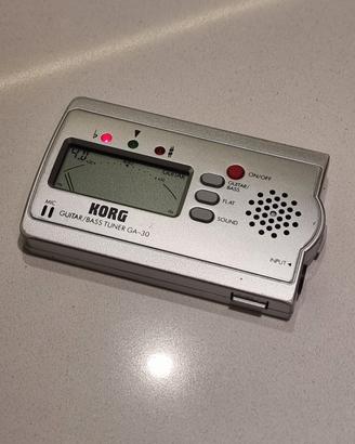 Accordatore Korg GA-30 per Chitarra e Basso
