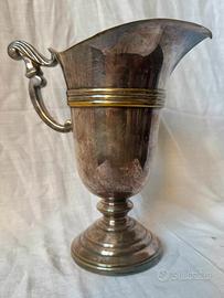 Brocca in metallo argentato vintage silverplated