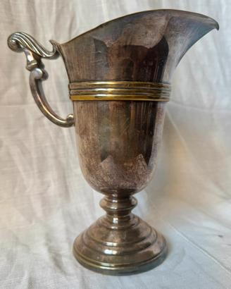 Brocca in metallo argentato vintage silverplated