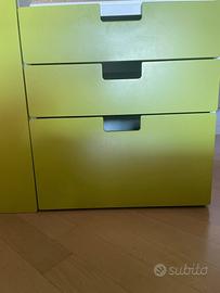 cassettiera guardaroba bambini STUVA Ikea Verde