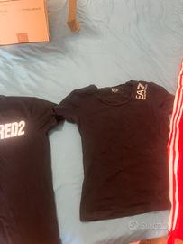 Maglie Dsquared e Armani pantalone adidad