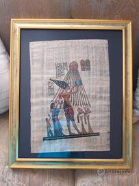 Quadro in foglio di papiro egiziano