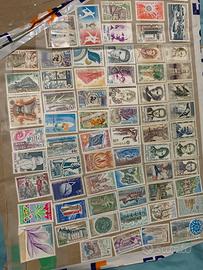 60 francobolli francesi