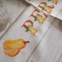 asciugapiatti a punto croce 