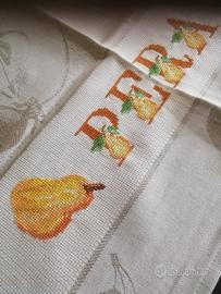 asciugapiatti a punto croce 