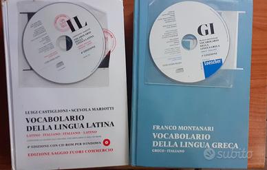 dizionari greco e latino 60 euro l uno come
