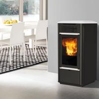 Termostufa pellet EDILKAMIN MITO IDRO Acciaio 13kW