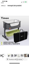 Culla fianco letto e da viaggio