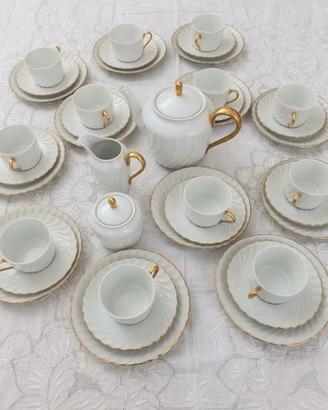 Set da tè + dolce porcellana per 12 Richard Ginori