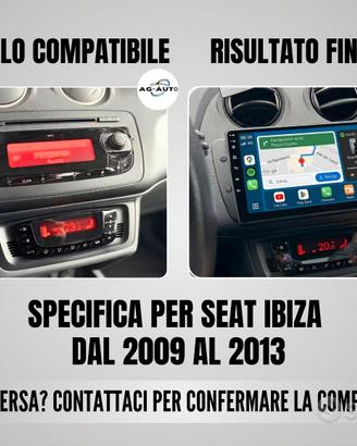 Seat Ibiza KIT COMPLETO Autoradio Android stereo