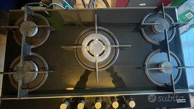 Fuochi Franke piatto in cristallo gas