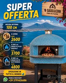 Forno Pizza Napoletano. Legna o gas Drago