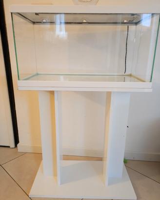 acquario ciano 60l con supporto originale 