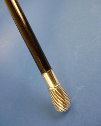 Bastone da passeggio in legno e argento, Inglese