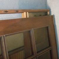 porta a vetri e controtelaio con vetro