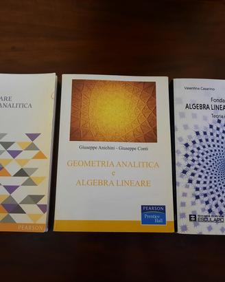 Libri di geometria e algebra lineare