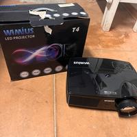 VIDEOPROIETTORE WIMIUS LED PROJECTOR T4