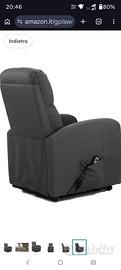 poltrona reclinabile elettrica 