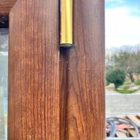 Infissi alluminio color Noce scuro-Ciliegio chiaro