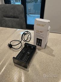 Caricatore per batterie 18650