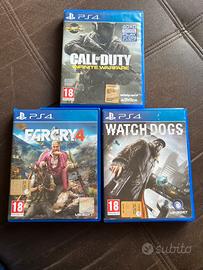 lotto 3 giochi ps4