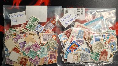 Lotto francobolli Svizzera