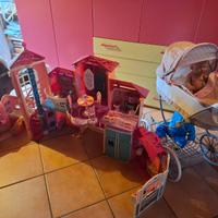 Casa di malibu più passeggino vintage più dond.