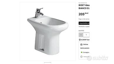 Bidet Ideal Standard serie Tesi