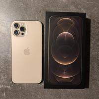 Apple IPhone 12 pro max 128 GB  oro + 3 cover