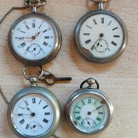 Set orologi da tasca collezione ferrovia