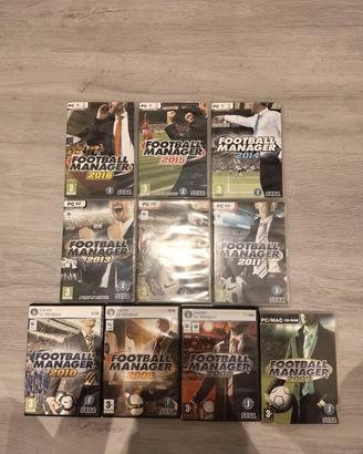 lotto di football manager per PC 