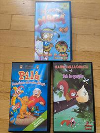 Videocassette cartoni animati 