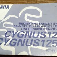 YAMAHA CIGNUS-125/R-4 KYF8189W3-USO E MANUTENZIONE