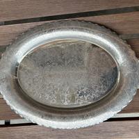 Vassoio placcato in argento inalterabile 1000/1000