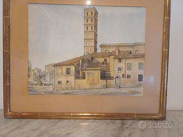 Pastello su carta firmato Ferruccio Orlandini 