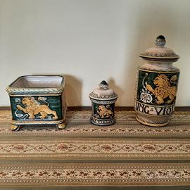 Vasi numerati Castelli/SACA Maiolica Ceramica