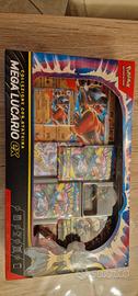 Pokemon collezione Mega Lucario con statuina