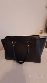 borsa nera elegante similpelle 